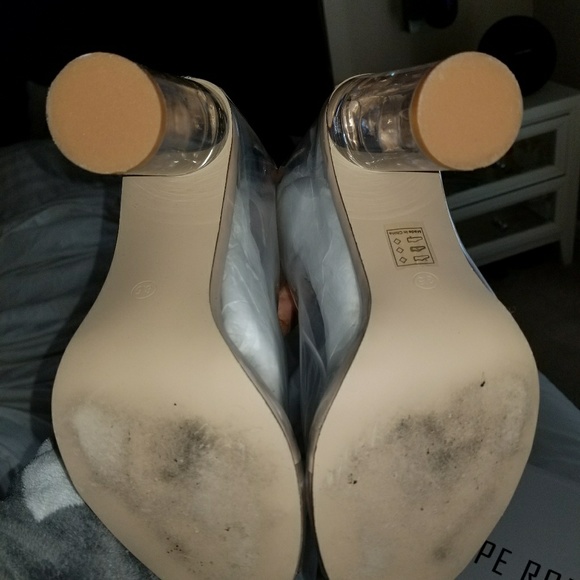 Clear Block Heels - Picture 5 of 5